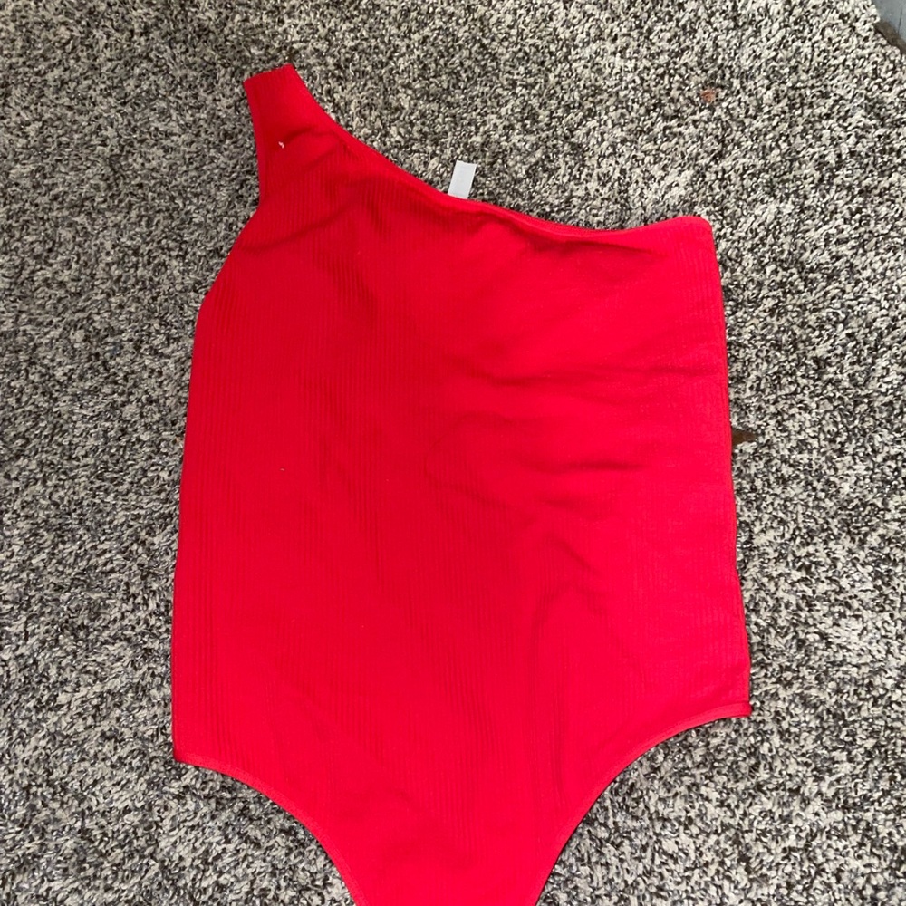 One shoulder bodysuit